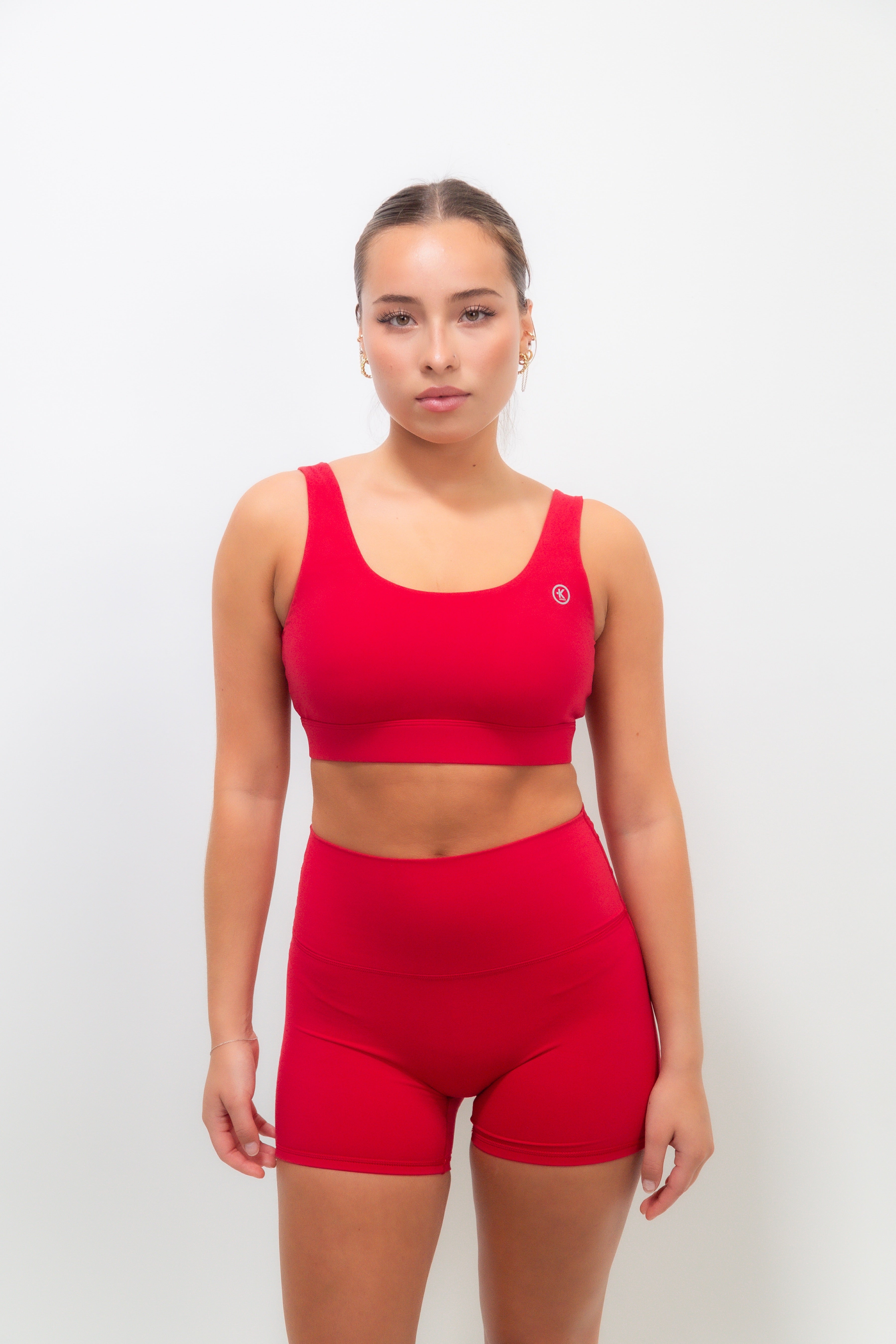 I Am Beautifully Radiant Quick-Dry Butter Red Short